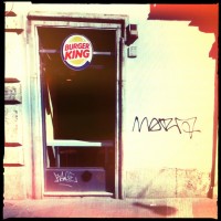 Graffiti Burger King a Roma (Rephotographed) – 5x