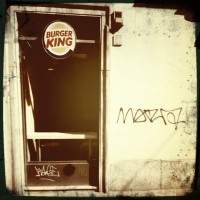 Graffiti Burger King a Roma (Rephotographed) – 5x