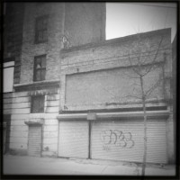 Tags and a Throw-Up, 162nd St., Jamaica, NY (Rephotographed), 2+ ways, 10 times