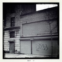Tags and a Throw-Up, 162nd St., Jamaica, NY (Rephotographed), 2+ ways, 10 times