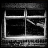 Caged, a G.S.V. Self-Portait (Rephotographed), Oldham UK