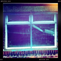 Caged, a G.S.V. Self-Portait (Rephotographed), Oldham UK