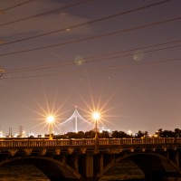 12 365 241 Dallas Skyline Meetup lines and rays 20120825©JamesECockroft