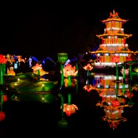 Chinese Lantern Festival148 pagoda on the pond©JamesECockroft 20130104