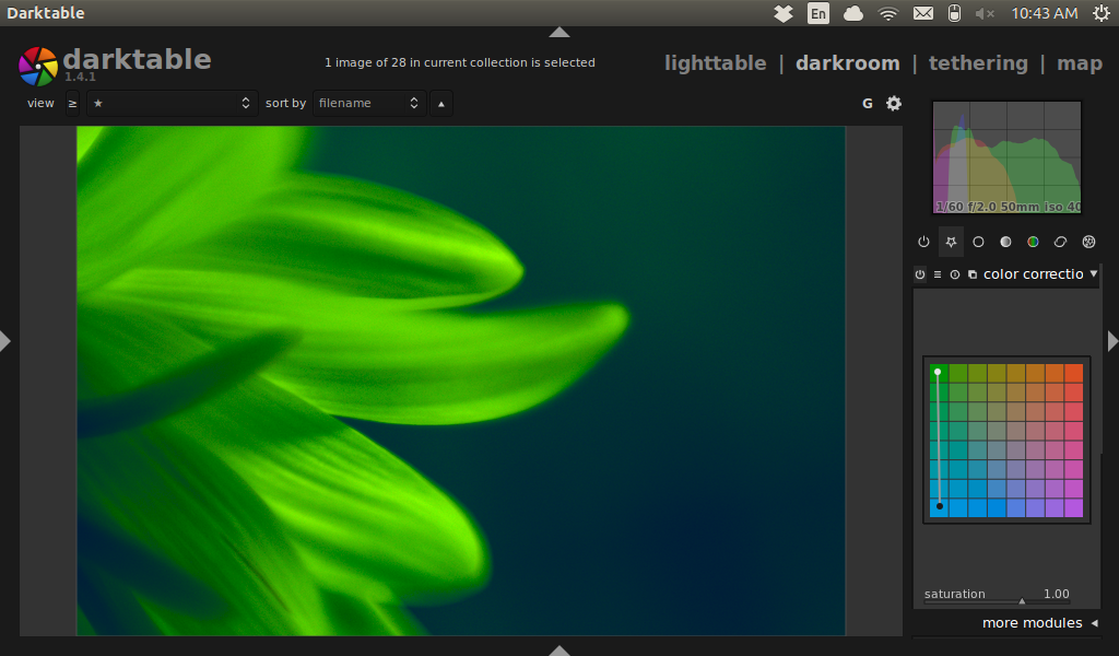 Photography workflow in Linux darktable (part 3 the Color Correction