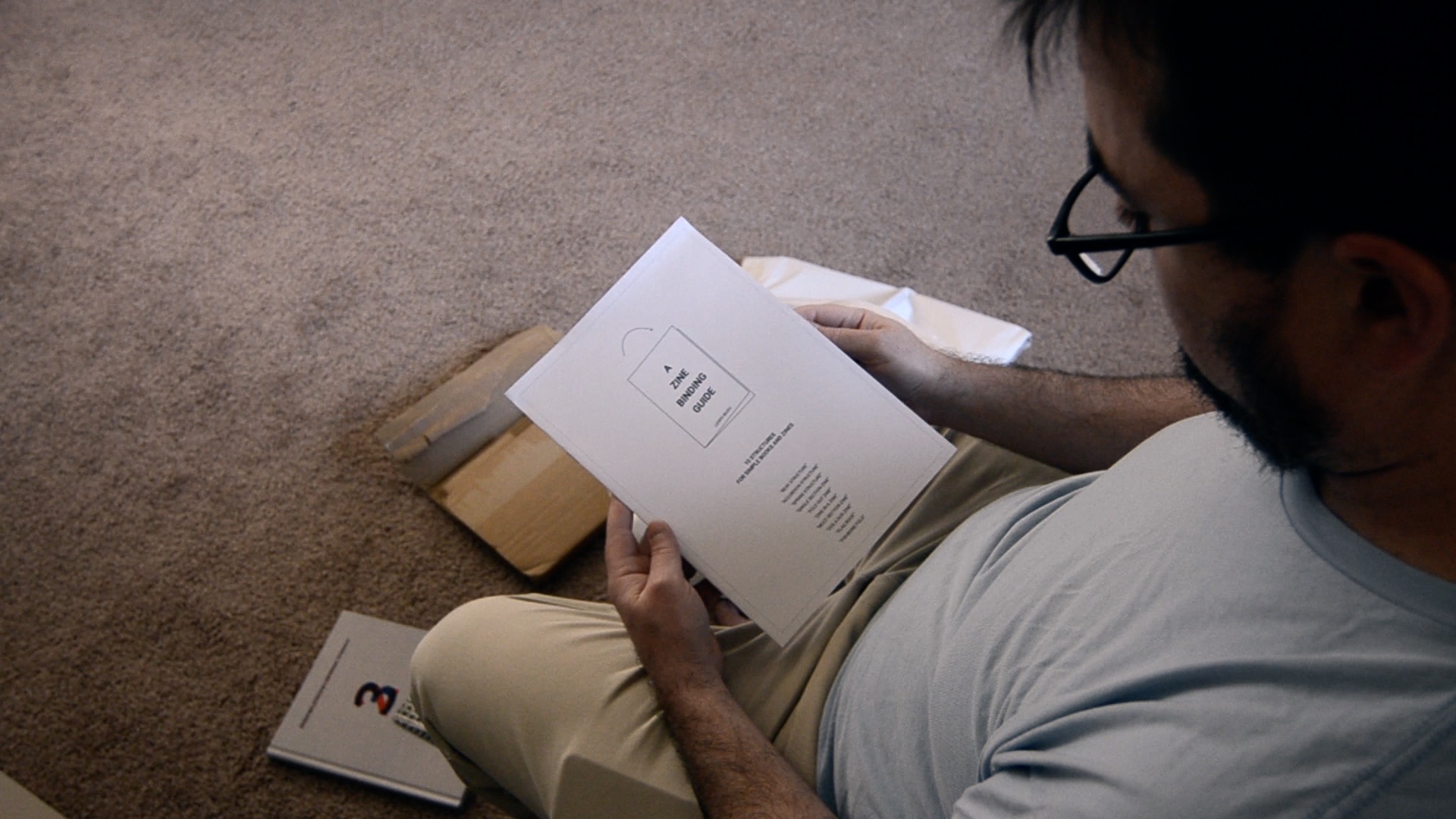 Unboxing a Zine Binding Guide James Cockroft