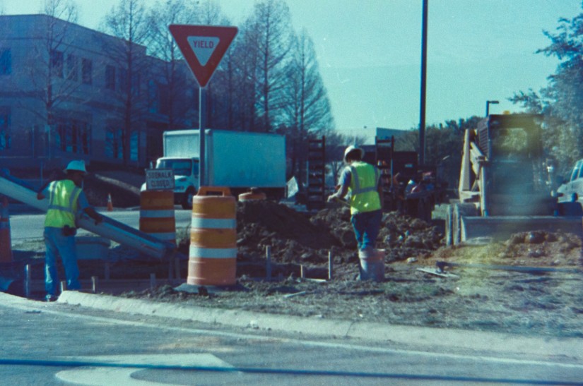 constructing new sidewalks in the middle of nowhere©JamesECockroft 20150228