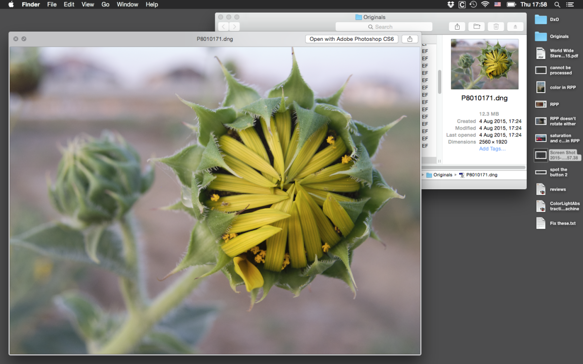 even the Finder can see it
